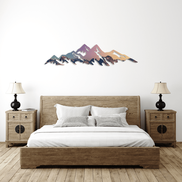 Space Mountains - Metal Wall Art - MetalPlex