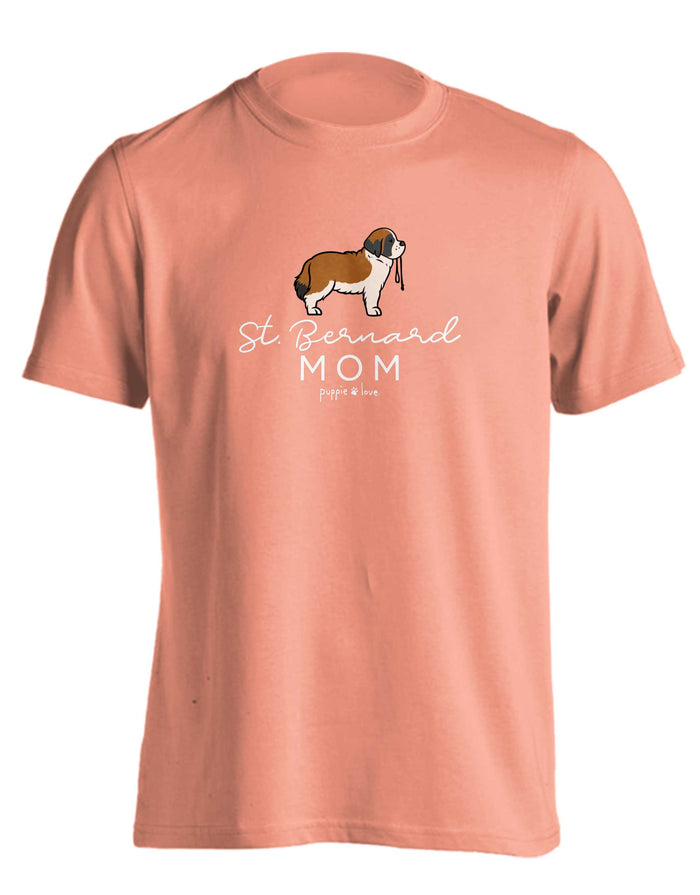 ST. BERNARD MOM PUPPIE LOVE