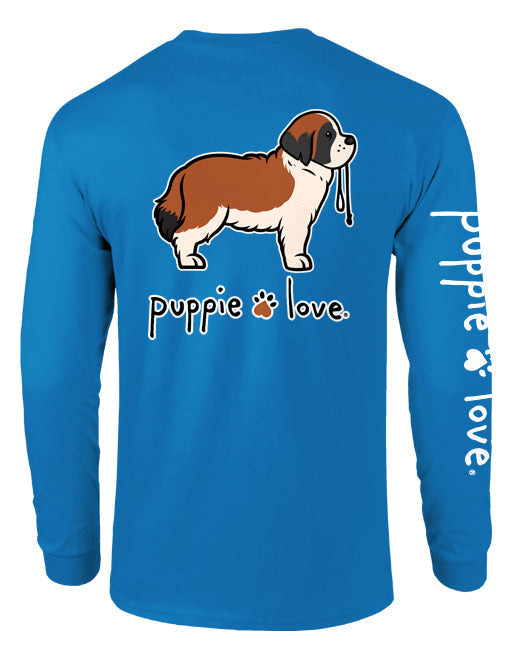 ST. BERNARD PUP, ADULT LS PUPPIE LOVE