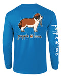 ST. BERNARD PUP, ADULT LS PUPPIE LOVE