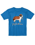 ST. BERNARD PUP, YOUTH SS PUPPIE LOVE