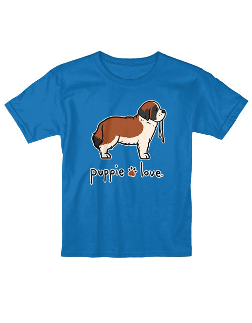 ST. BERNARD PUP, YOUTH SS PUPPIE LOVE