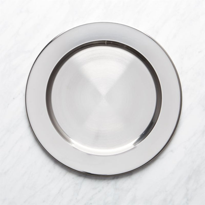 Stainless Steel Charger Plate - Crate and Barrel Philippines
