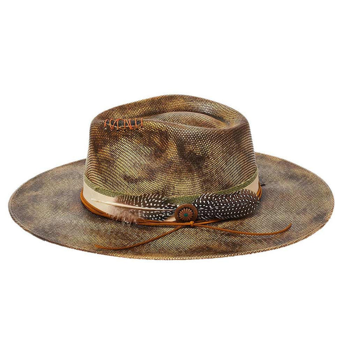 Stampede Hats - Alabama Premium Canvas Bohemian Rancher Hat - Side