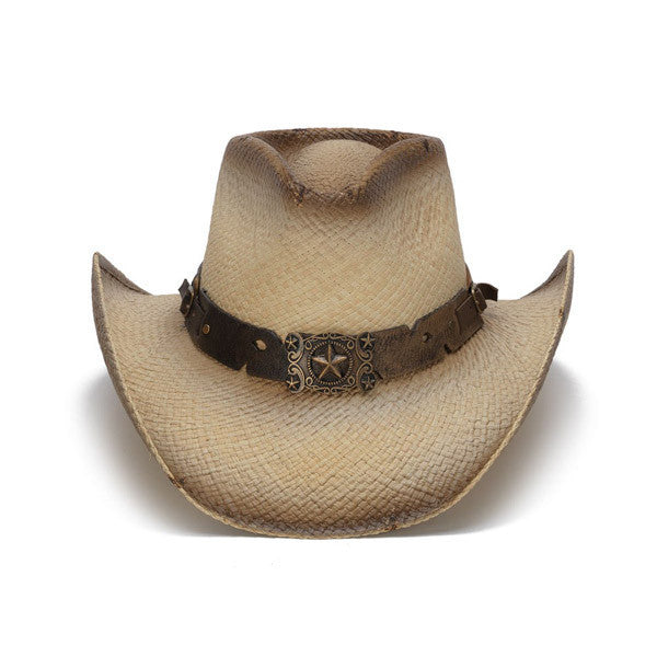 Stampede Hats - Antique Lone Star Distressed Cowboy Hat - Front