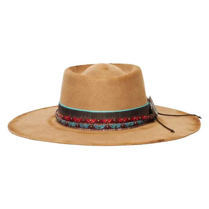 Stampede-Hats-Bonnie-Flat-Brim-Gambler-Front