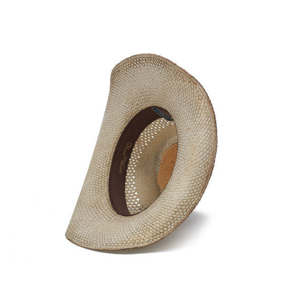 Stampede Hats - “Cowboy” Concho Western Light Straw Hat - Bottom