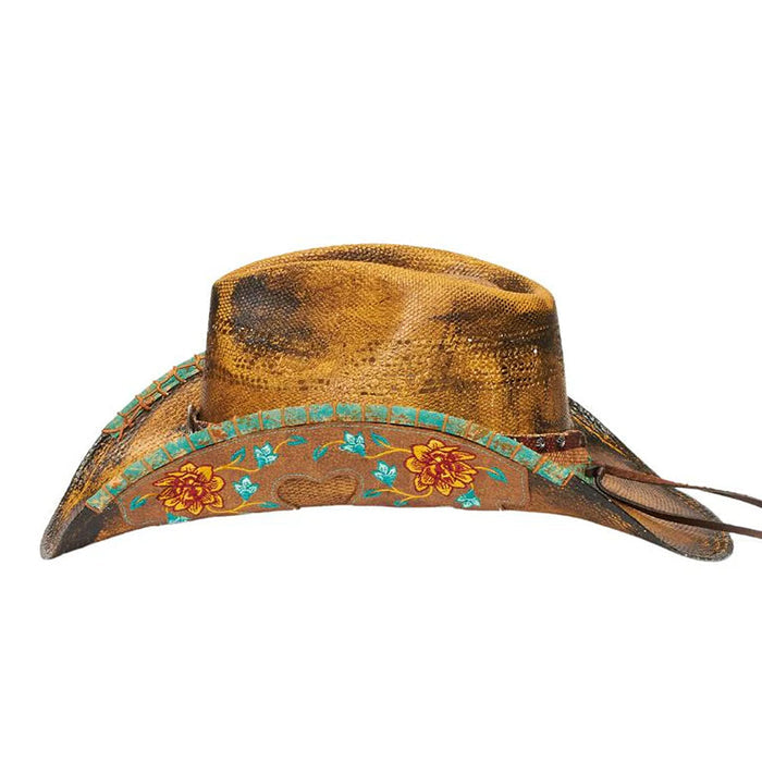 Stampede-Hats-Evvie-Tea-Stained-Cowboy-With-Buckle-Side