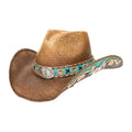 Stampede-Hats-Janie-Tea-Stained-Straw-with-Flowers-Cowboy-Style
