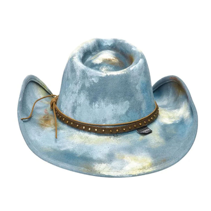 Stampede-Hats-Luna-Blue-Distressed-Cowboy-Hat-Back