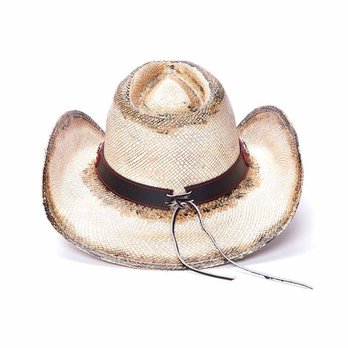 Stampede-Hats-CA-2008-Red-Rebel-StarBuckle-Cowboy-Hat-Back