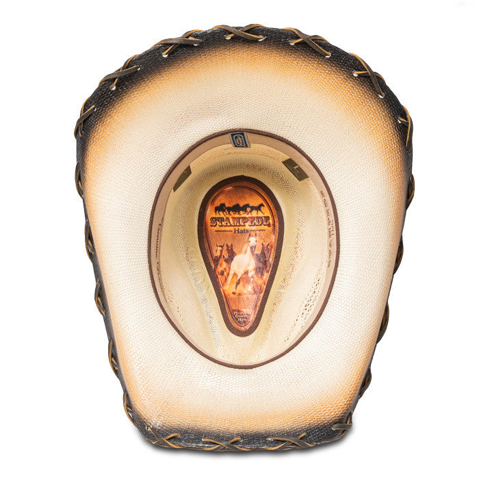 Stampede Hats - Tea Stained Lone Star Cowboy Hat (Bottom, Inside)