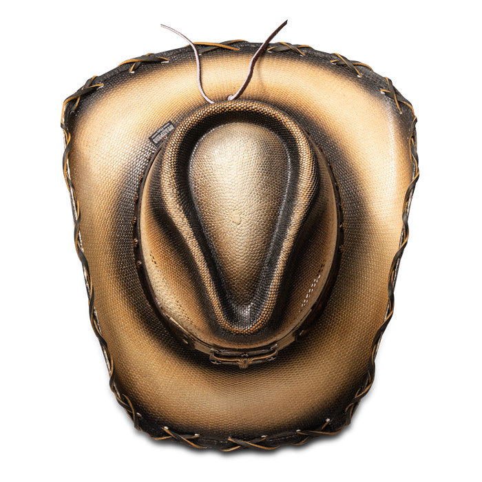 Stampede Hats - Tea Stained Long Horn Cowboy Hat (Top)