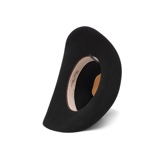 Stampede Hats - Turquoise Blue Stone Felt Cowboy Hat - Bottom