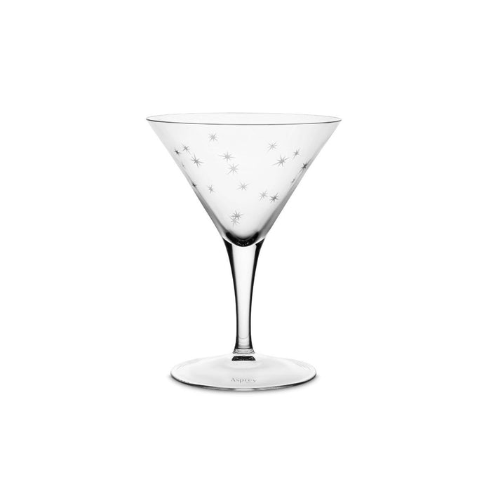 Star Crystal Martini Glass