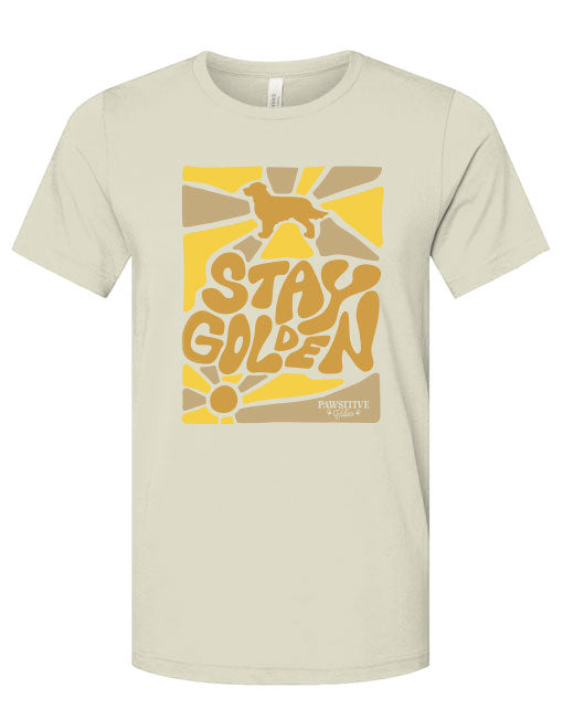 STAY GOLDEN PAWSITIVE VIBES