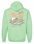 STAY SALTY SKELETON PUP, ADULT HOODIE PUPPIE LOVE
