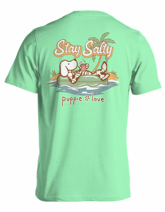 STAY SALTY SKELETON PUP PUPPIE LOVE