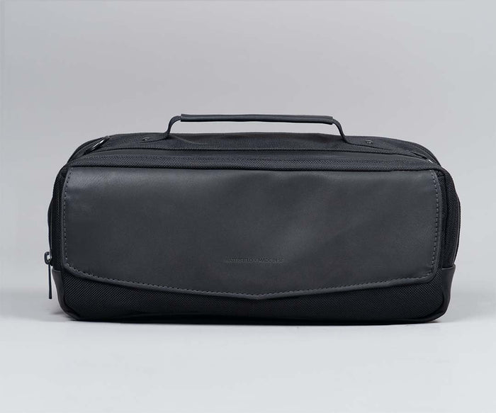 Ballistic Nylon + Black Leather $179