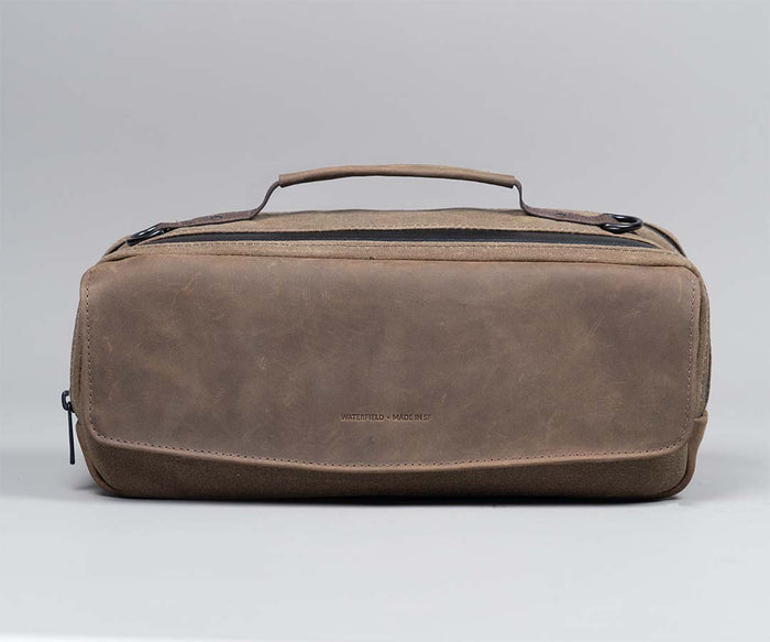 Waxed Canvas + Chocolate Leather  $179