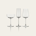 Stemware set bundles by Fable Home, shown in a clear finish. – #clear