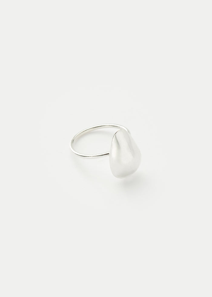 Sterling Silver PSTM Afghanistan Moon Pebbles Single Ring