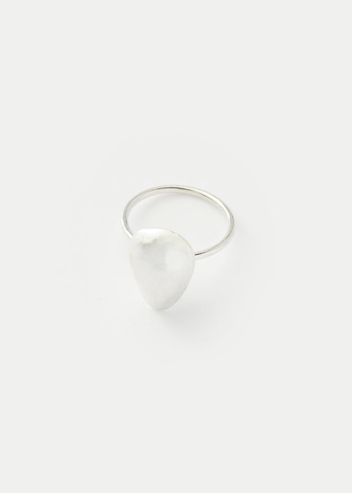 Sterling Silver PSTM Afghanistan Moon Pebbles Single Ring