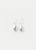 Sterling Silver PSTM Afghanistan Moon Pebbles Small Single Drop Earrings