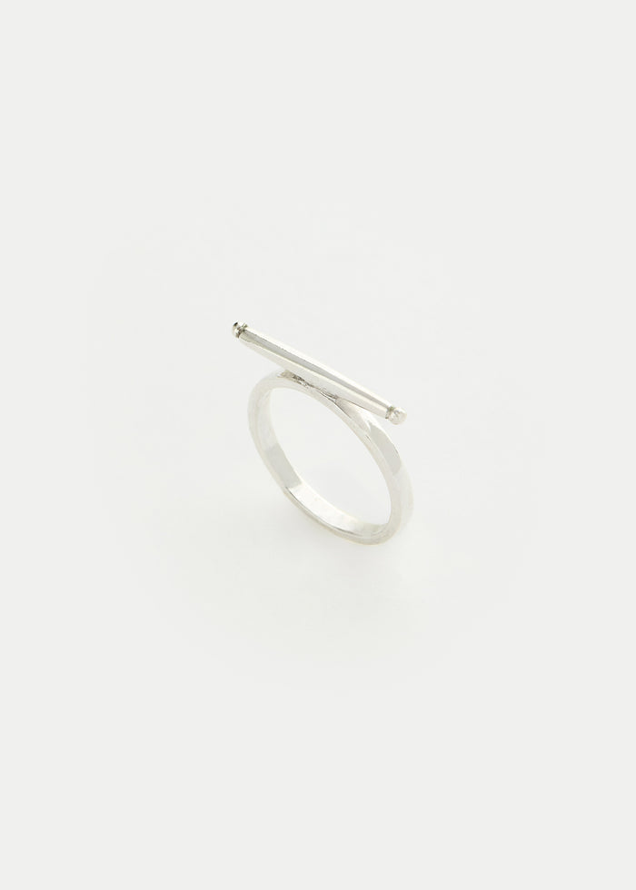 Sterling Silver PSTM Afghanistan Roya Bar Ring