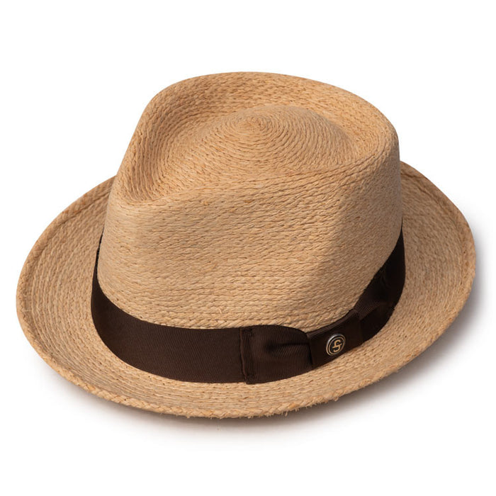 Stetson - 42nd Street Straw Fedora - Top