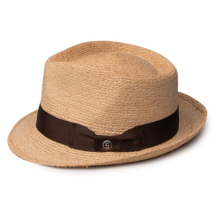 Stetson - 42nd Street Straw Fedora - Side
