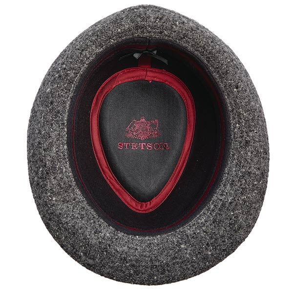Stetson - Authentic Italian Wool Fedora in Grey - Bottom