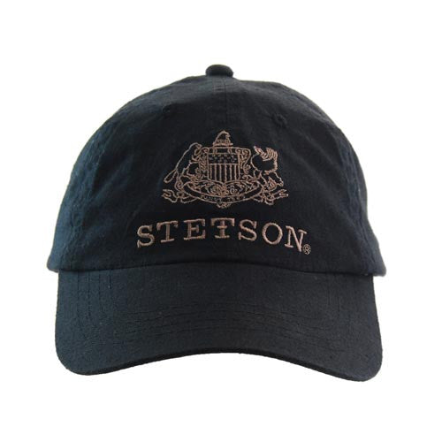 Stetson - Black Baseball Cap - Front