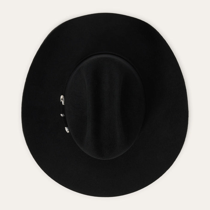 SBCRAL-7540-07_Black-Stetson-Corral-4X-Cowboy-Hat-Top