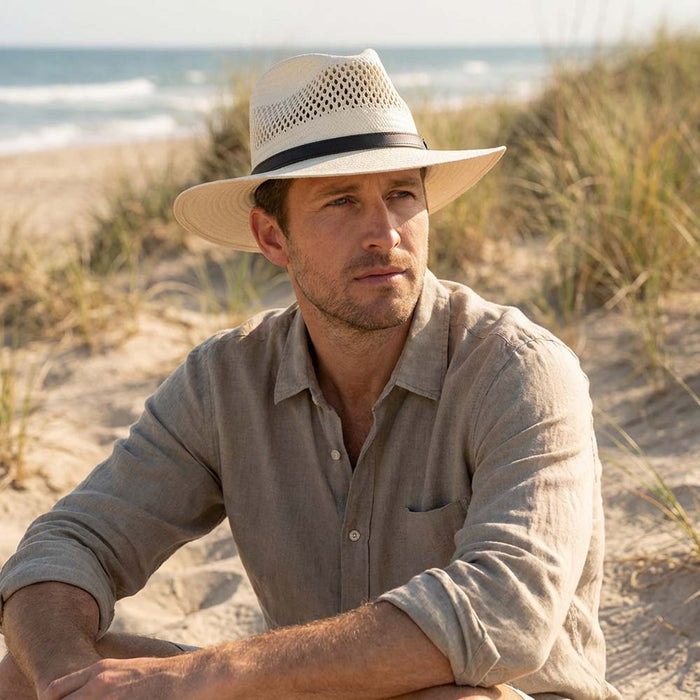 Stetson_Digger_Shantung_Straw_Outback_Hat_HatsUnlimited.com_Hats_Unlimited_Mens_Straw_Sun_Hat_Natural_HU2698_Lifestyle1