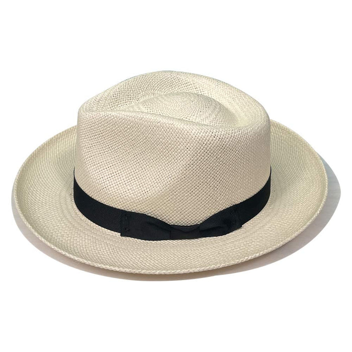 Stetson - Retro Panama Straw Fedora - Side