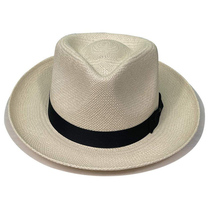 Stetson - Retro Panama Straw Fedora - Front