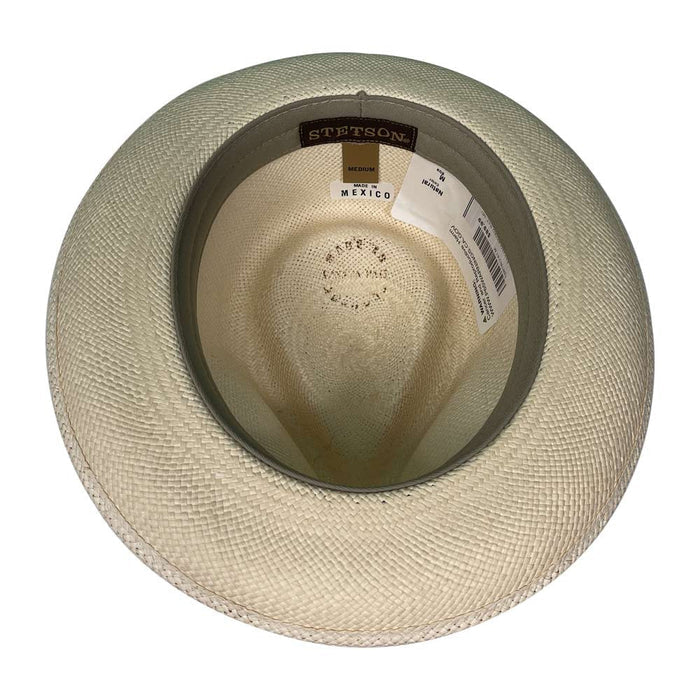Stetson - Retro Panama Straw Fedora - Inside