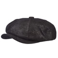 Stetson - Weathered Leather Newsboy Cap