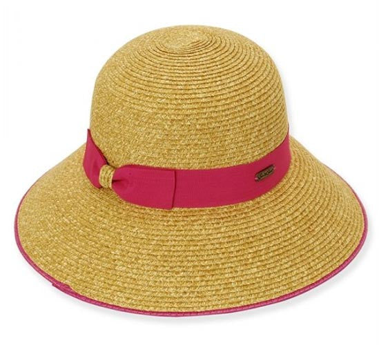Sun 'N' Sand - Ambia Fuschia Sun hat