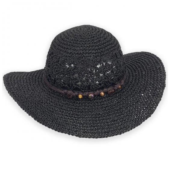 Sun 'N' Sand - Prairie Provincial Black Sun Hat