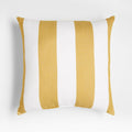 Sunbrella ® 20"x20" Yellow Cozumel Cabana Stripe Outdoor Throw Pillow