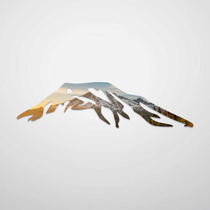 Sunrise Mt. Rainier - Metal Wall Art - MetalPlex