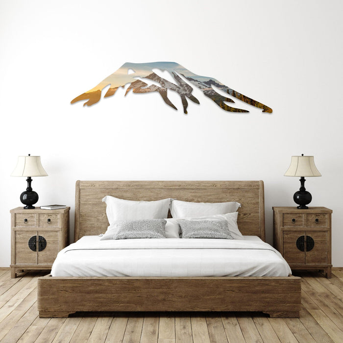 Sunrise Mt. Rainier - Metal Wall Art - MetalPlex
