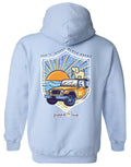 SUNSET 4X4 PUP, ADULT HOODIE PUPPIE LOVE