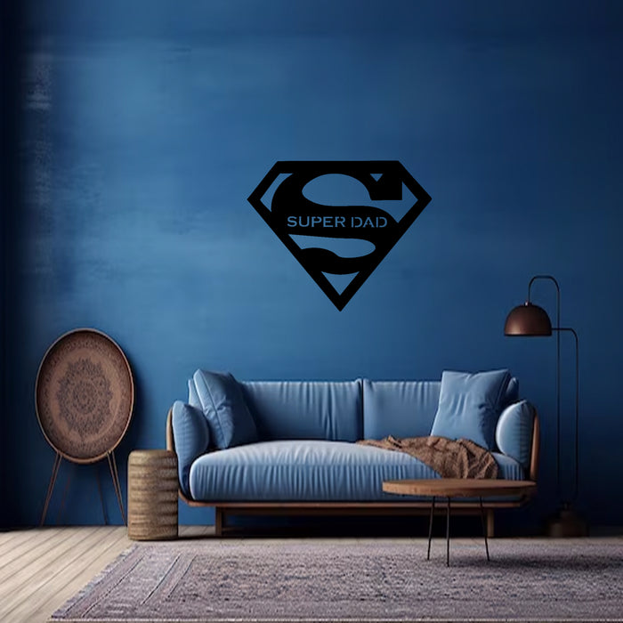 Super Dad - Metal Wall Art