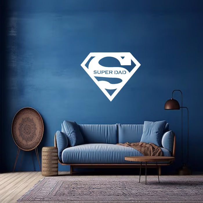 Super Dad - Metal Wall Art