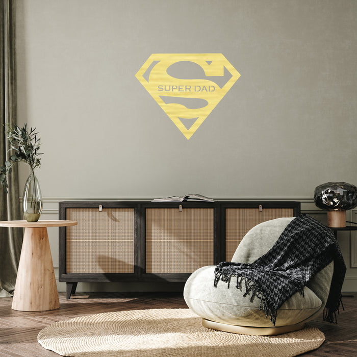 Super Dad - Metal Wall Art