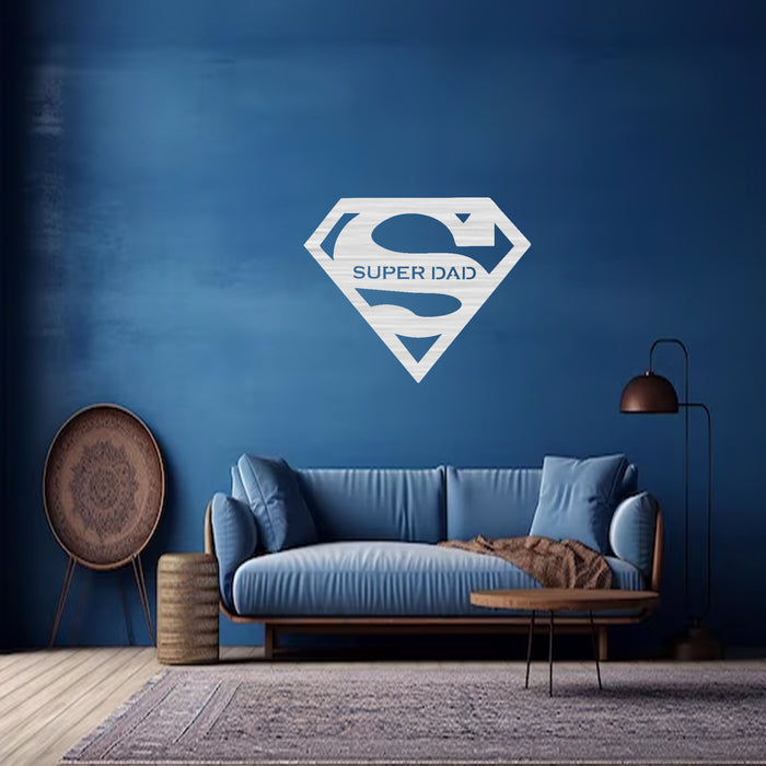 Super Dad - Metal Wall Art