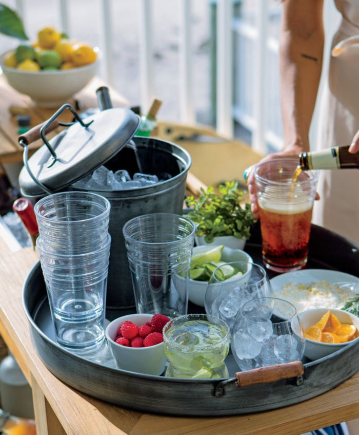 Swirl Acrylic Cooler Glass
